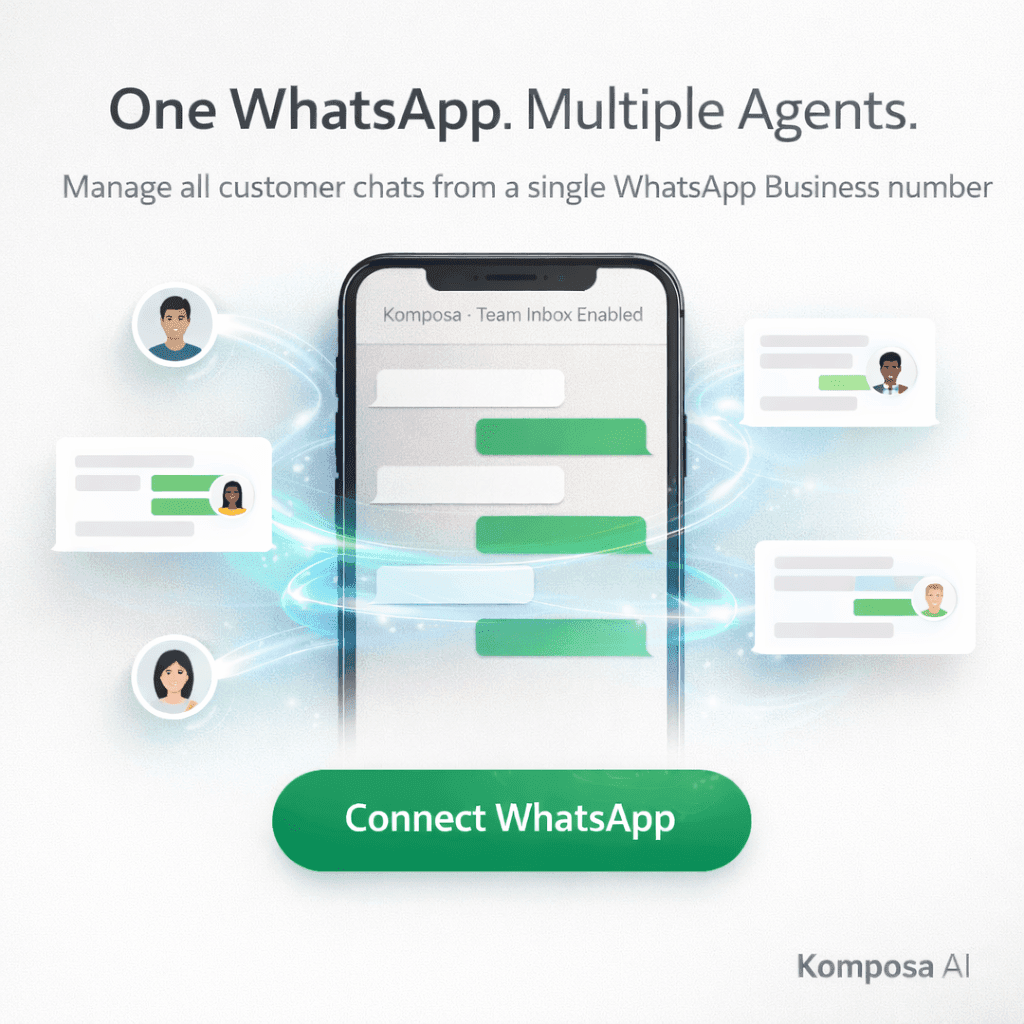 One WhatsApp Business with Multiple Agents